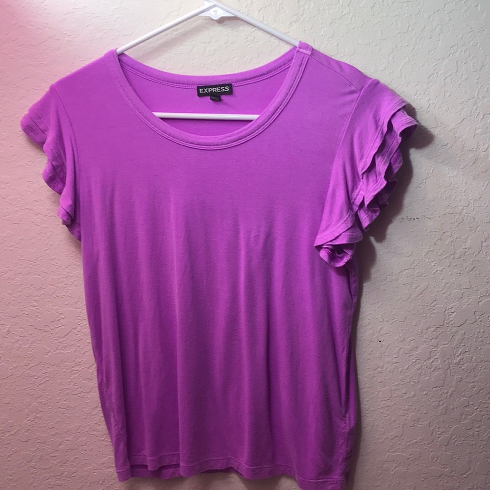 Purple tee shirt